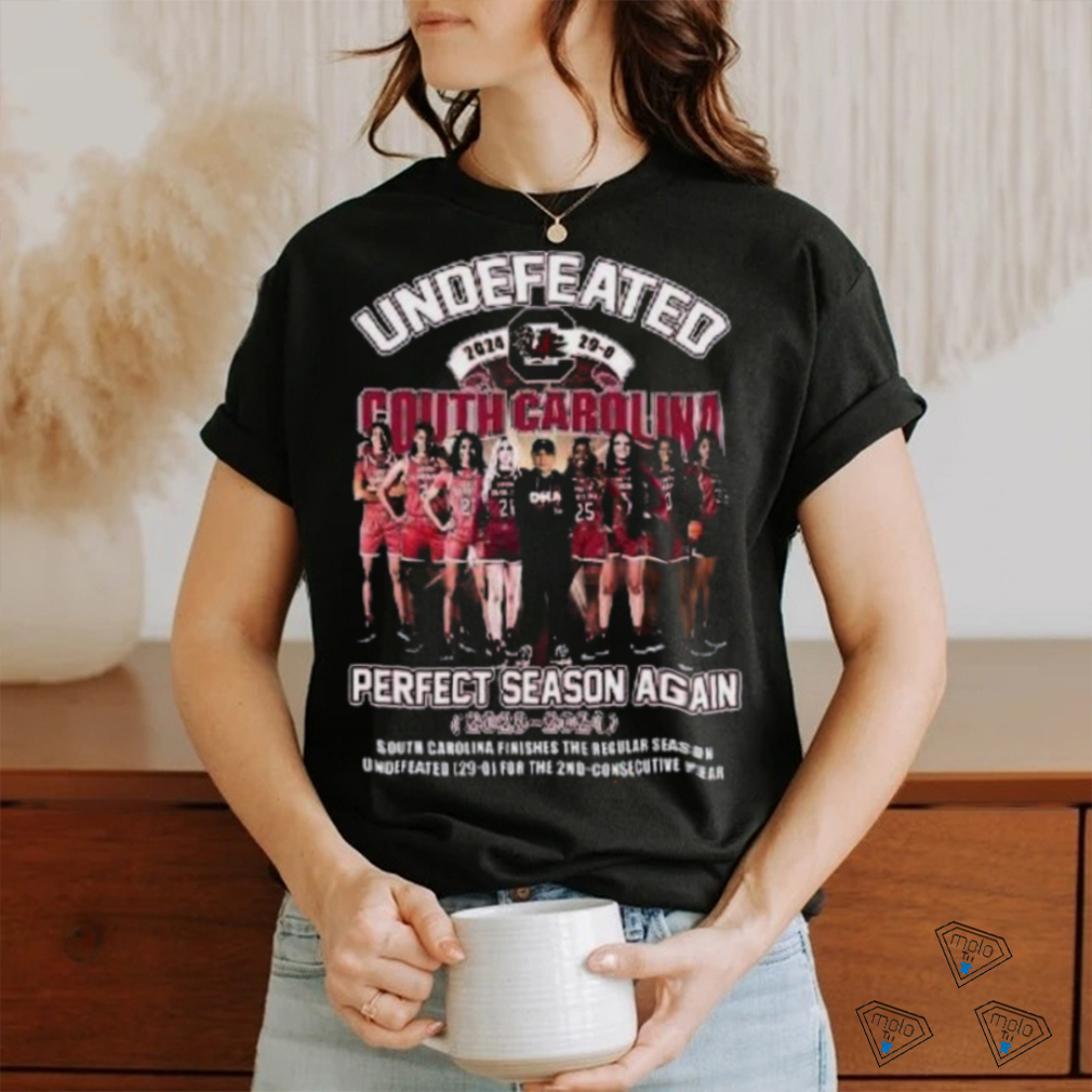 Undefeated 2024 South Carolina Gamecocks Perfect Season Tee Shirt Undefeated 2024 South Carolina Gamecocks Perfect Season Tee Shirt