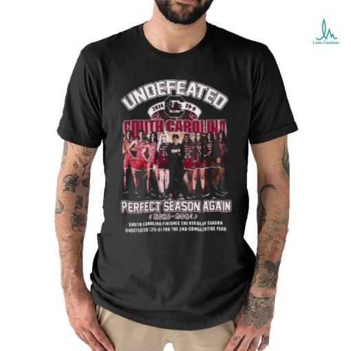 Undefeated 2024 South Carolina Gamecocks Perfect Season Tee Shirt
