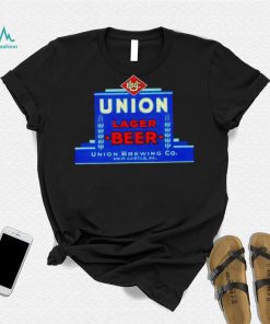 Union lager beer Union brewing co New Castle PA shirt