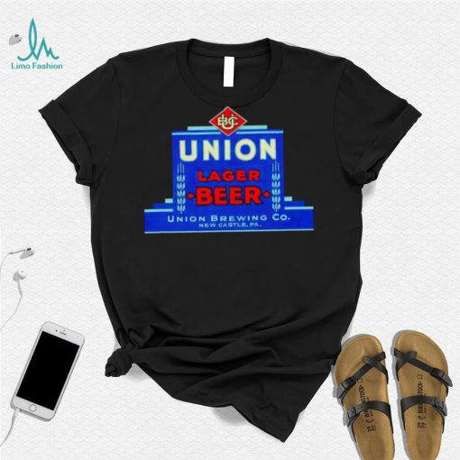 Union lager beer Union brewing co New Castle PA shirt