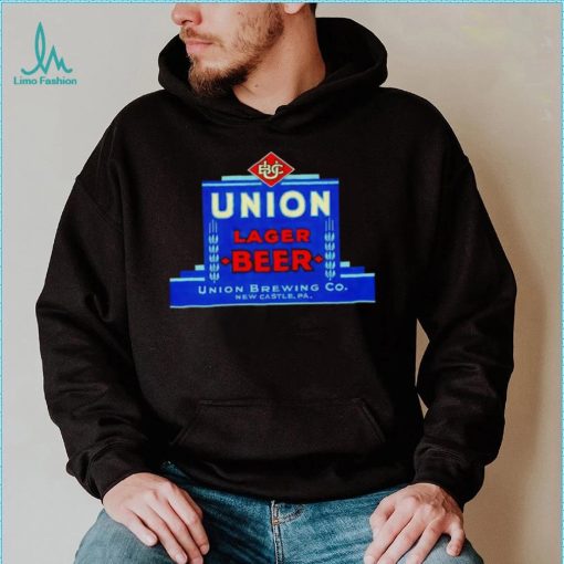 Union lager beer Union brewing co New Castle PA shirt