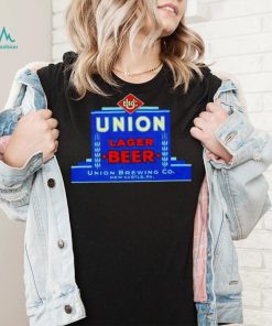 Union lager beer Union brewing co New Castle PA shirt