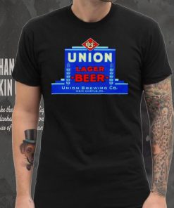 Union lager beer Union brewing co New Castle PA shirt