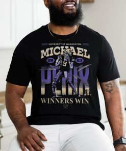 University Of Washington Football Michael Penix Jr Winners Win 2023 Official Black T Shirt