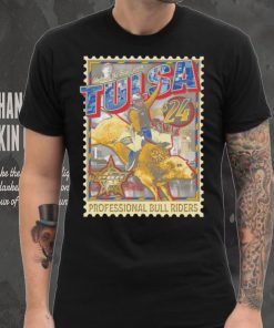 Unleash the Beast from Tulsa ’24 professional bull riders stamp shirt