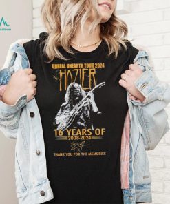 Unreal Unearth Tour 2024 Hozier 16 years of 2008 2024 thank you for the memories shirt