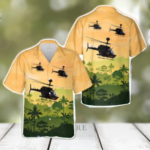 Us Army 82nd Airborne Oh 58d Kiowa Warrior Aloha Hawaiian Shirt US Army Beach Shirt Gift
