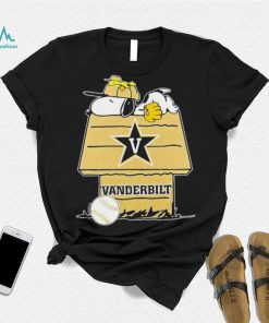 Vanderbilt Commodores Snoopy And Woodstock The Peanuts Baseball shirt