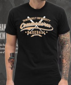 Vanderbilt University Commodores baseball logo shirt