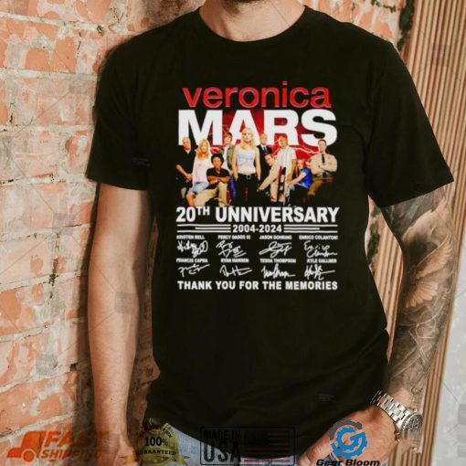 Veronica Mars 20th anniversary 2004 2024 thank you for the memories shirt