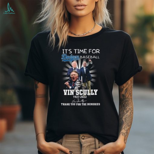 Vin Scully 1927 2022 Thank You For The Memories Shirt