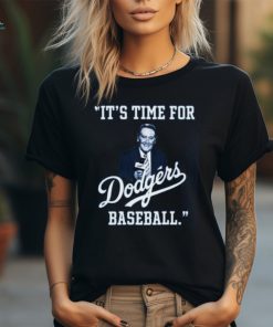 Vin Scully It’s Time For Dodgers Baseball Shirt