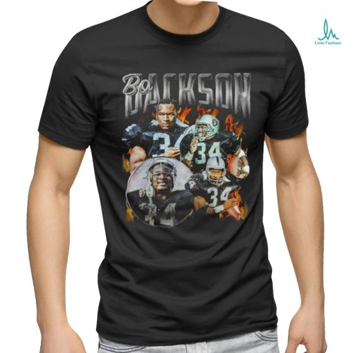 Vintage 90s Bo Jackson Graphic Football Unisex T shirt