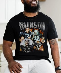 Vintage 90s Bo Jackson Graphic Football Unisex T shirt