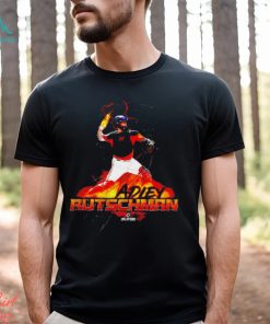 Vintage Adley Rutschman Baltimore Orioles player flame shirt