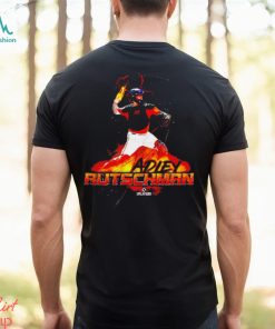 Vintage Adley Rutschman Baltimore Orioles player flame shirt