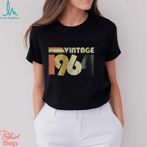 Vintage Best of 1964 Vintage Retro Birthday Pro Shirt