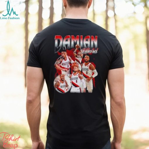 Vintage Damian Lillard Shirt Portland Basketball Player Shirt