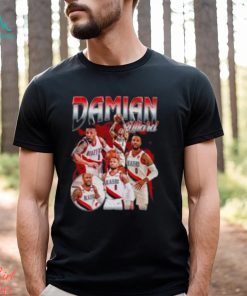 Vintage Damian Lillard Shirt Portland Basketball Player Shirt