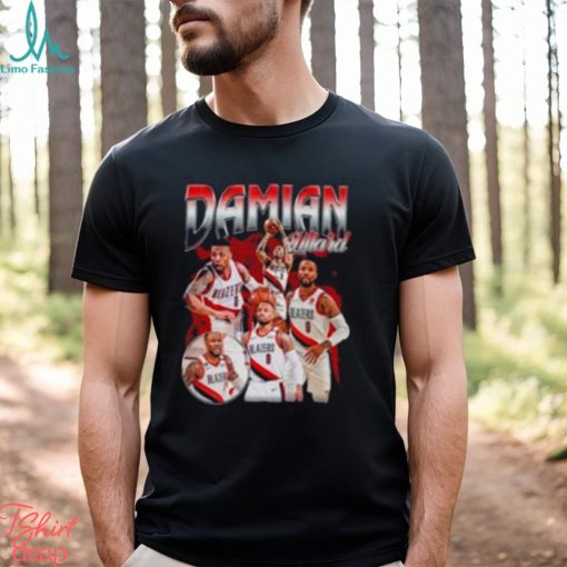 Vintage Damian Lillard Shirt Portland Basketball Player Shirt