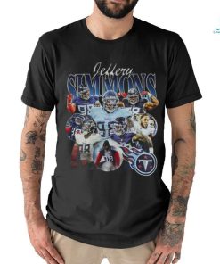 Vintage Graphic 90s Jeffery Simmons Unisex Football Tee shirt