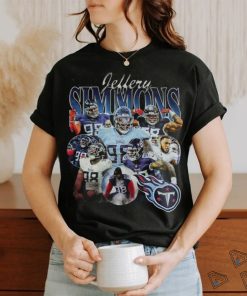 Vintage Graphic 90s Jeffery Simmons Unisex Football Tee shirt