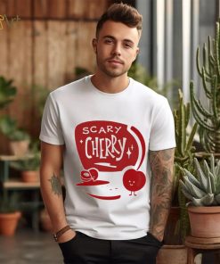 Vintage scary cherry shirt