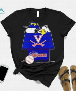 Virginia Cavaliers Snoopy And Woodstock The Peanuts Baseball shirt