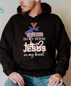 Virginia Cavaliers basketball in my veins Jesus in my heart shirt, hoodie, sweater, long sleeve and tank top Virginia Cavaliers basketball in my veins Jesus in my heart shirt