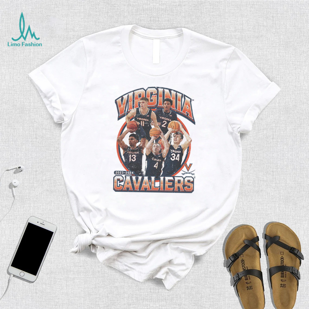Virginia NCAA Men's Basketball Official 2023 2024 Post Season T Shirt Virginia NCAA Men's Basketball Official 2023 2024 Post Season T Shirt