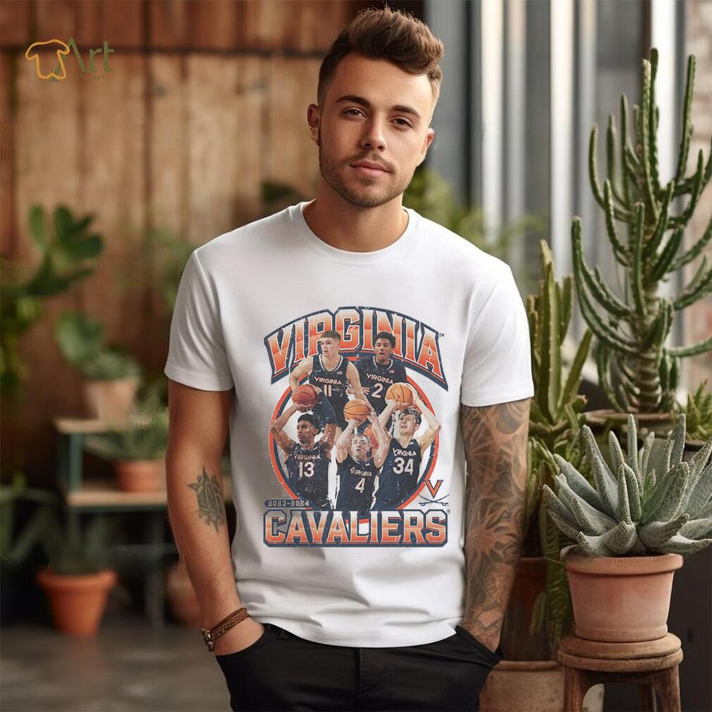 Virginia NCAA Men's Basketball Official 2023 2024 Post Season T Shirt Virginia NCAA Men's Basketball Official 2023 2024 Post Season T Shirt