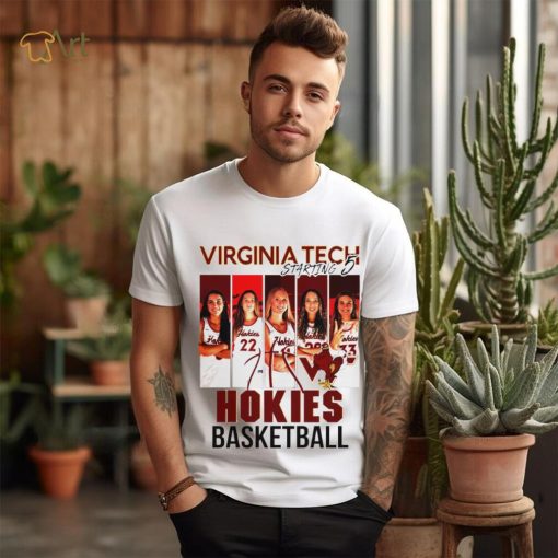 Virginia Tech Hokies basketball starting 5 shirt