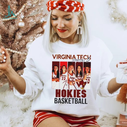 Virginia Tech Hokies basketball starting 5 shirt