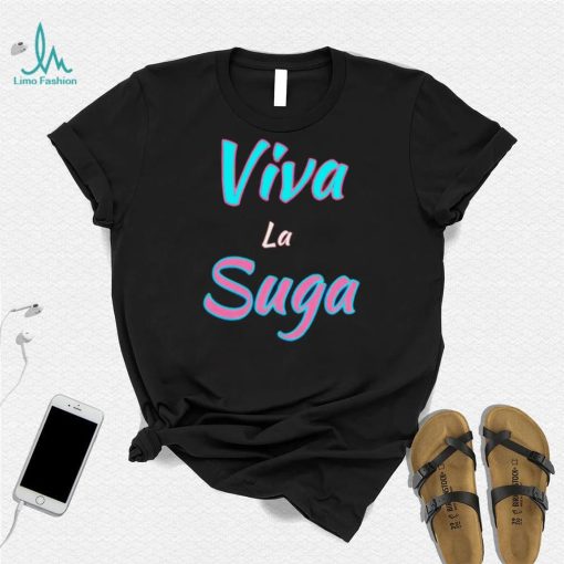 Viva La Suga text logo shirt
