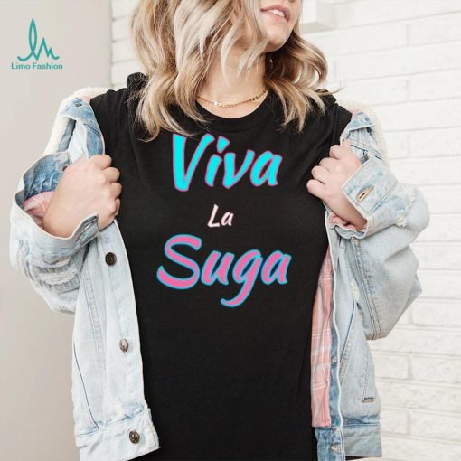 Viva La Suga text logo shirt
