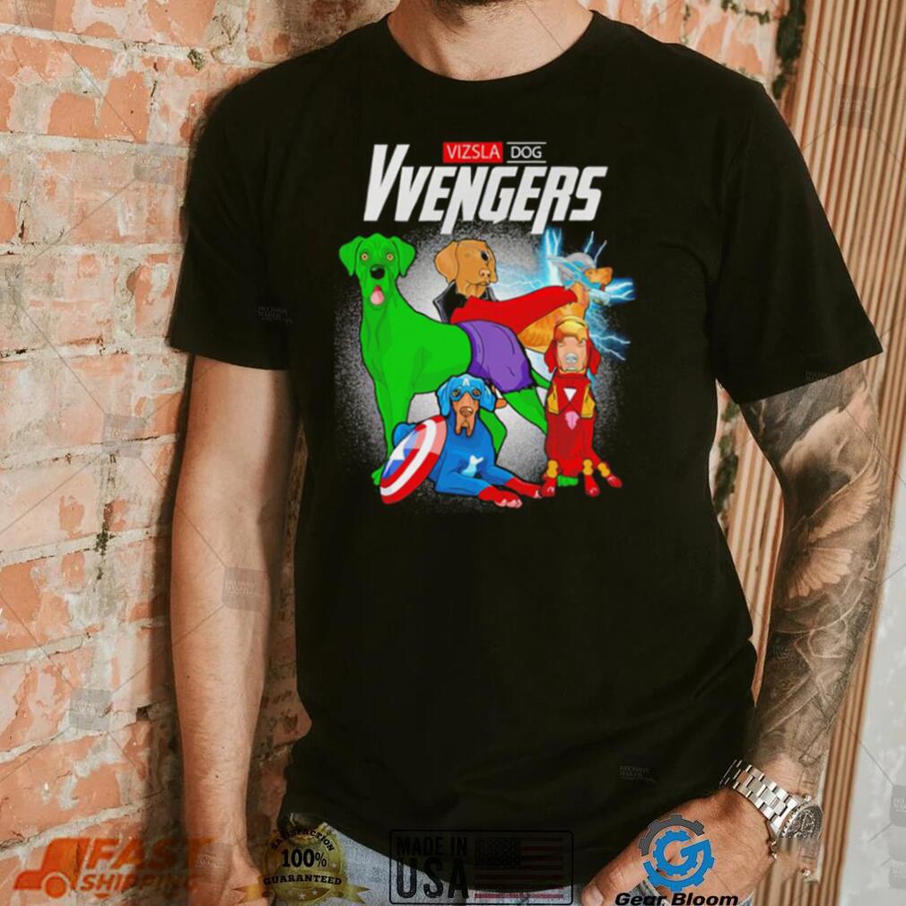 Vizsla dogs Vvengers team heroes cartoon shirt Vizsla dogs Vvengers team heroes cartoon shirt