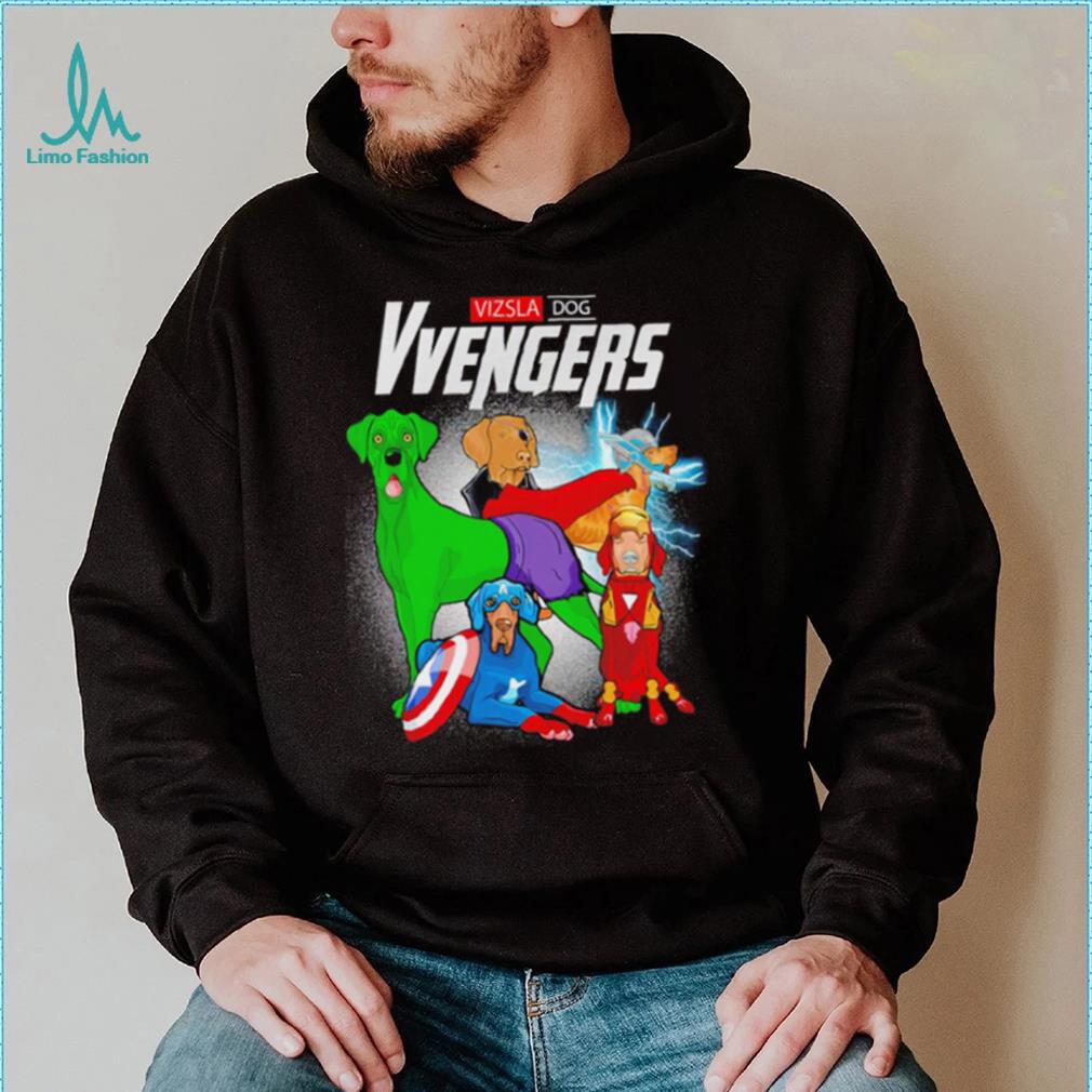 Vizsla dogs Vvengers team heroes cartoon shirt Vizsla dogs Vvengers team heroes cartoon shirt