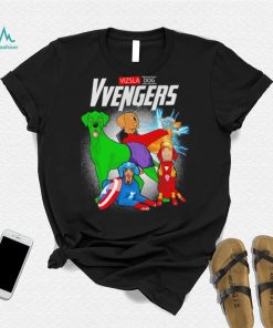 Vizsla dogs Vvengers team heroes cartoon shirt