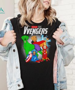 Vizsla dogs Vvengers team heroes cartoon shirt