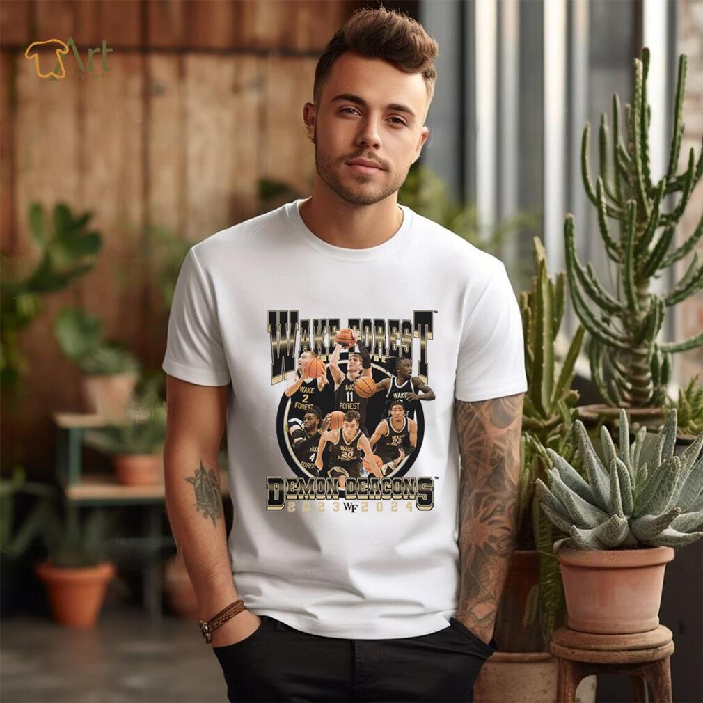 Wake Forest NCAA Men's Basketball 2023 2024 Post Season T Shirt Wake Forest NCAA Men's Basketball 2023 2024 Post Season T Shirt