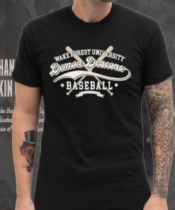 Wake Forest University Demon Deacons baseball logo shirt