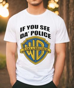 Warn a Brother logo shirt