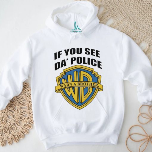 Warn a Brother logo shirt