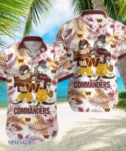 Washington Commanders Hawaiian Shirt Taz and Bugs For NFL Team