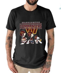 Washington Commanders Let’s Play Football Snoopy NFL Black Unisex Shirt