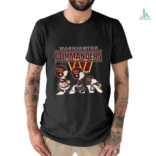 Washington Commanders Let’s Play Football Snoopy NFL Black Unisex Shirt