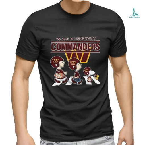 Washington Commanders Let’s Play Football Snoopy NFL Black Unisex Shirt