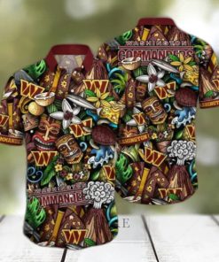 Washington Commanders NFL Flower Hawaii Shirt And Tshirt For Fans