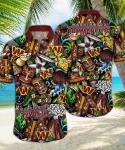 Washington Commanders NFL Flower Hawaii Shirt And Tshirt For Fans