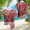 Pittsburgh Steelers VS NFL Las Vegas Raiders Mascot Tropical Aloha Hawaiian Shirt For Summer